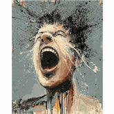 Painting by Numbers Abstract Art Faces Modern Art